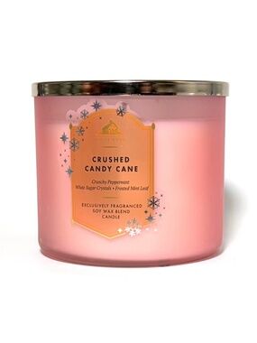 CRUSHED CANDY CANE 3 Wick Candle